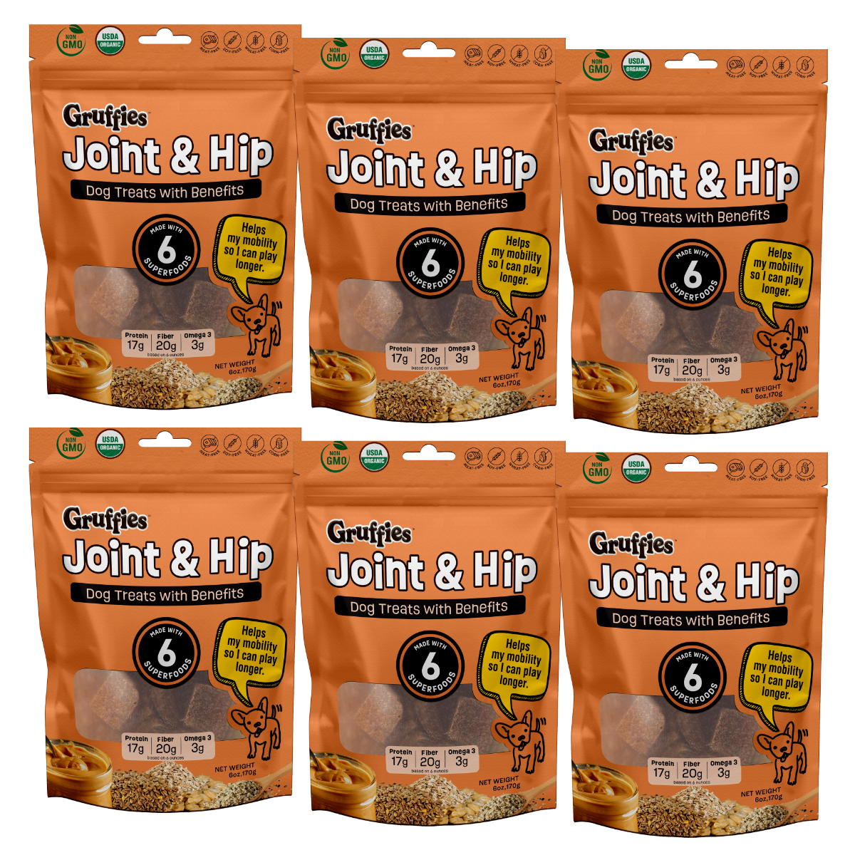 Gruffies Joint & Hip - Organic Dog Treats
